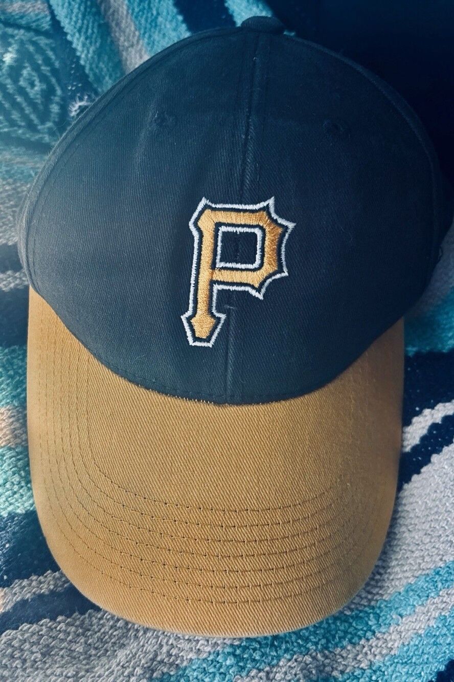 Pittsburgh Pirates Youth Adjustable Baseball Cap Hat Black Gold MLB Fan Favorite